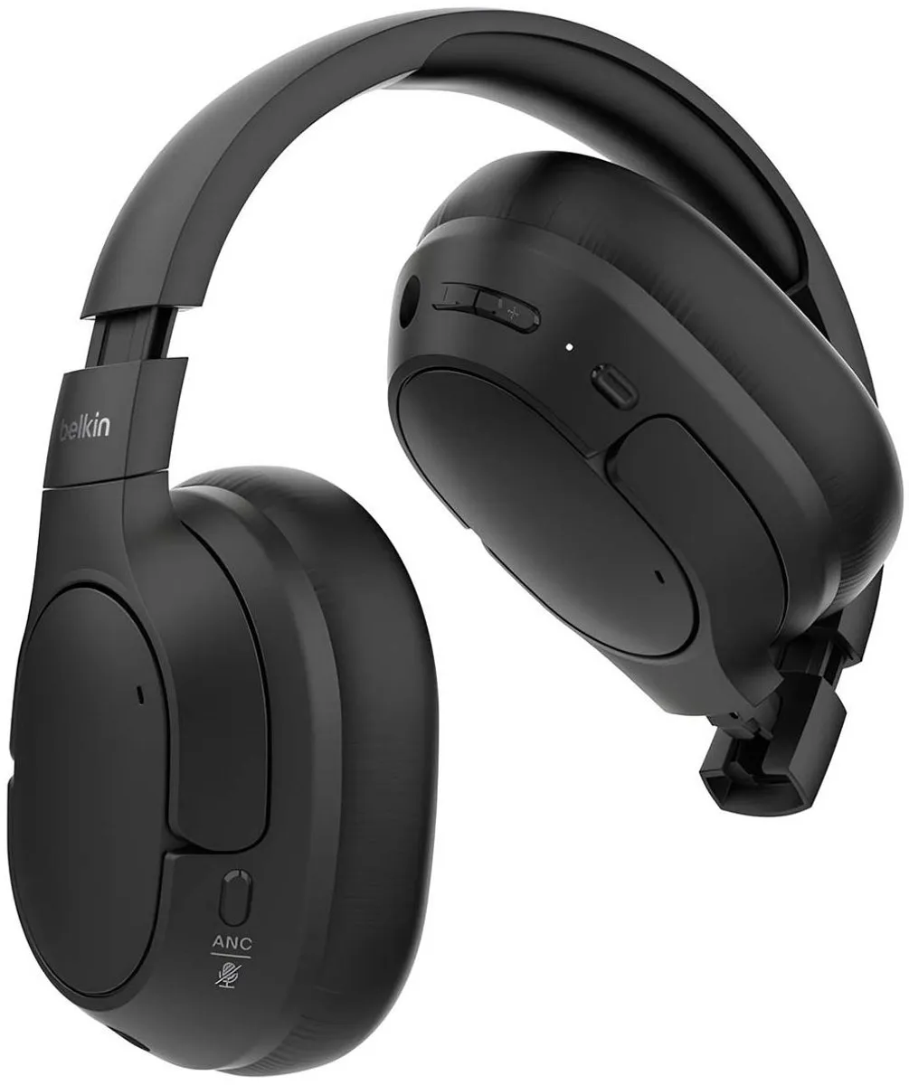 Belkin AUD008HQBK Bluetooth Koptelefoon ANC - Zwart - afbeelding 4 van 6