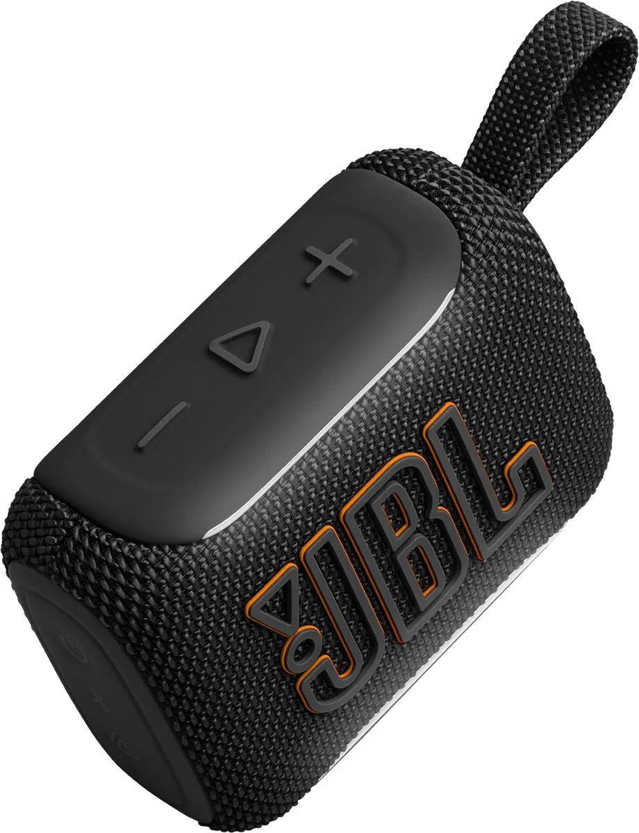JBL Go 5 JBLGO5BLK Draadloze Speaker - 4.8W - 10 uur - IP68 - Zwart - afbeelding 6 van 6
