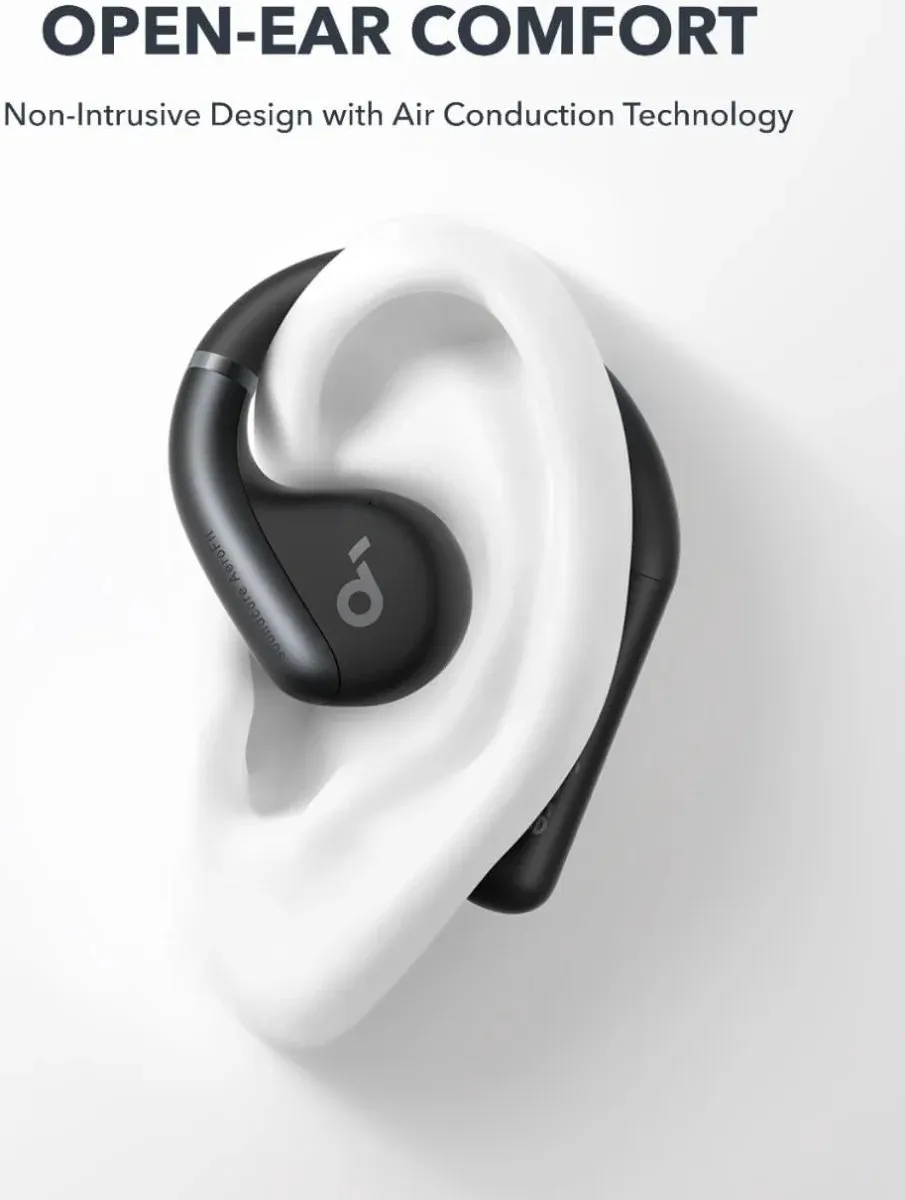 Soundcore AeroFit A3872 Draadloze Oordopjes - Zwart