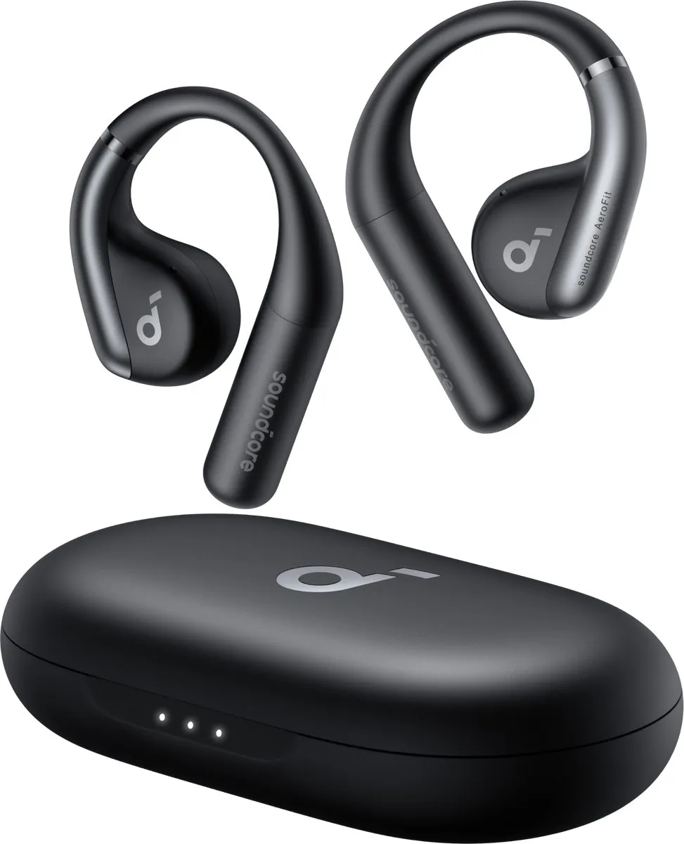 Soundcore AeroFit A3872 Draadloze Oordopjes - Zwart