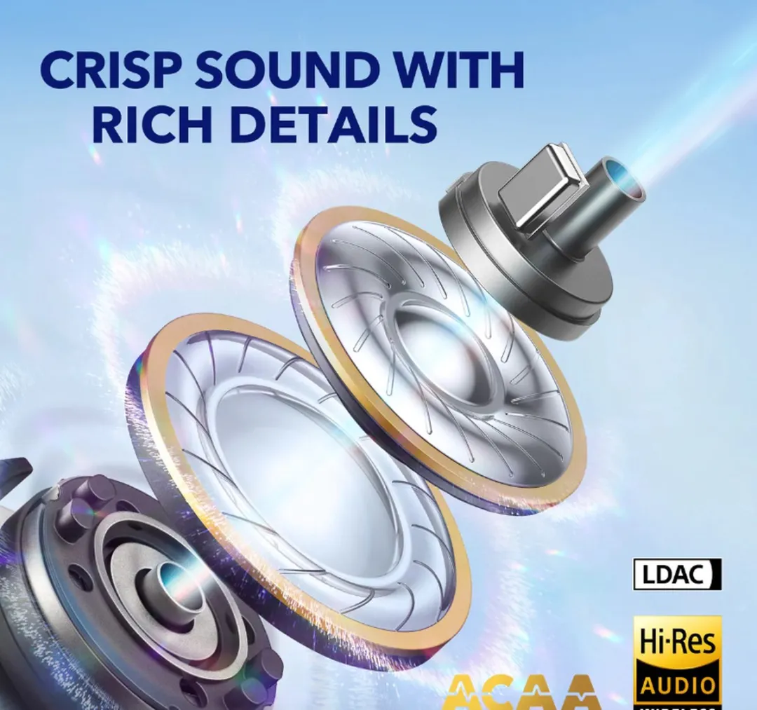 Soundcore Liberty 4 A3953G31 Oordopjes - Blauw - Hi-Res Audio