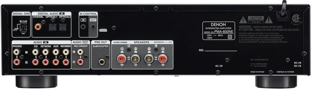 Denon PMA-600NE Geïntegreerde Versterker 70W - Zilver - afbeelding 6 van 6