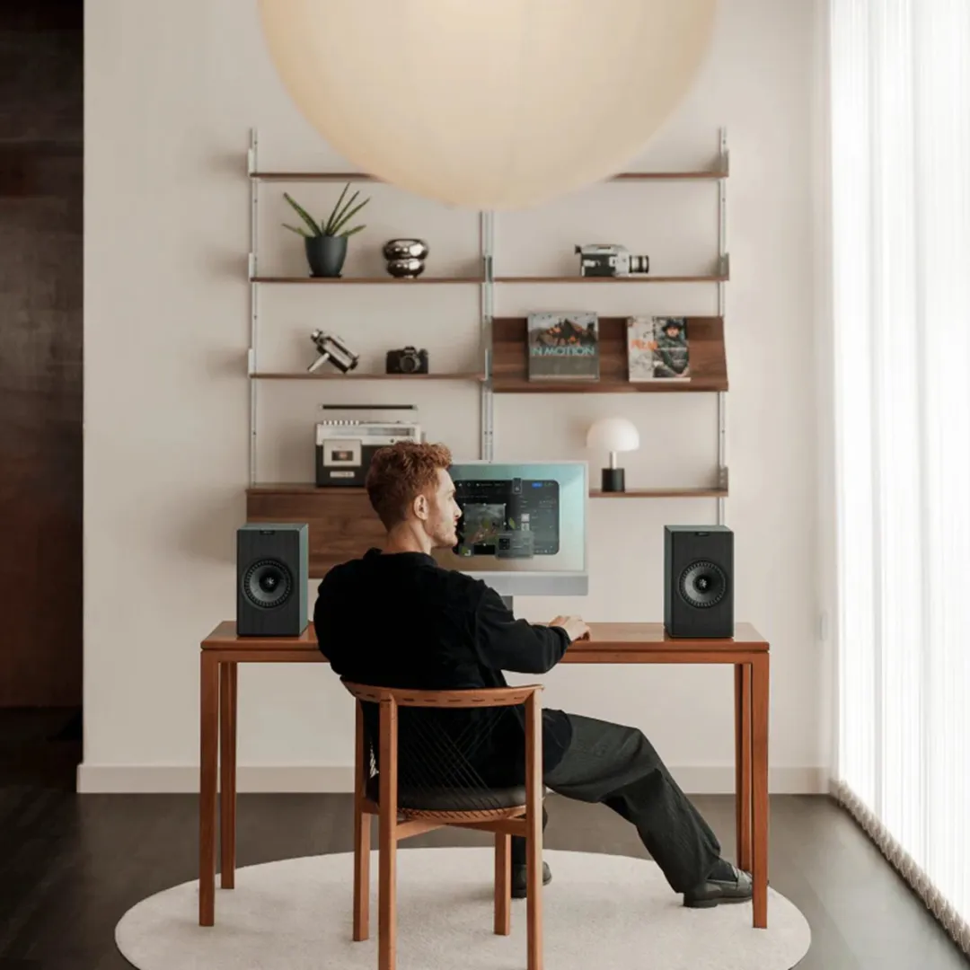 KEF Coda W Actieve HiFi-Luidspreker - Moss Green Paar