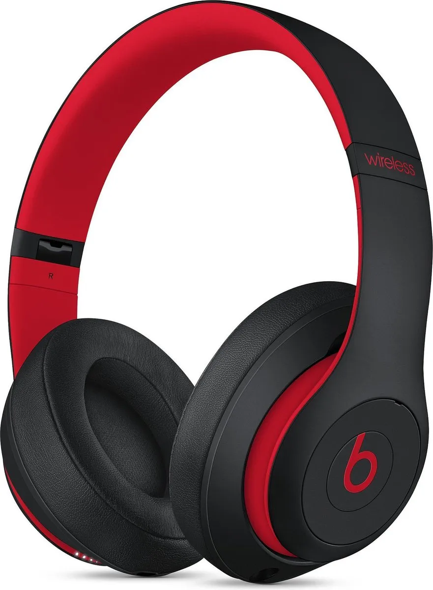 Beats Studio3 MRQ82ZM/A Draadloze Over-Ear Koptelefoon - Zwart/Rood