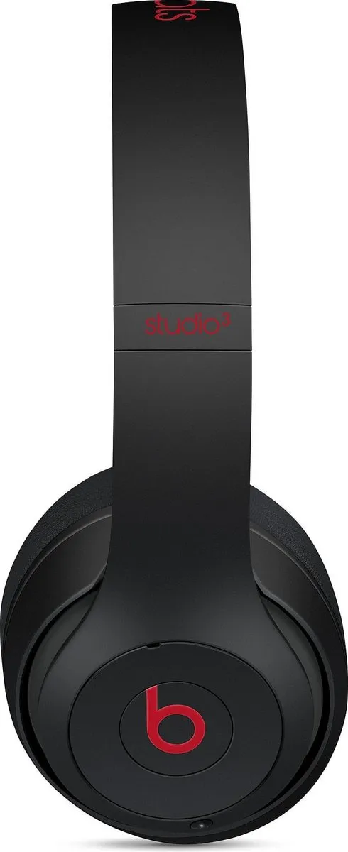 Beats Studio3 MRQ82ZM/A Draadloze Over-Ear Koptelefoon - Zwart/Rood