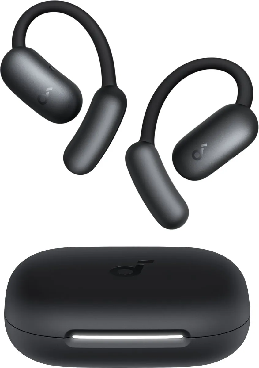 Soundcore AeroFit 2 A3874G12 Open-Oor-Koptelefoon - 35 uur - IP55 - Zwart