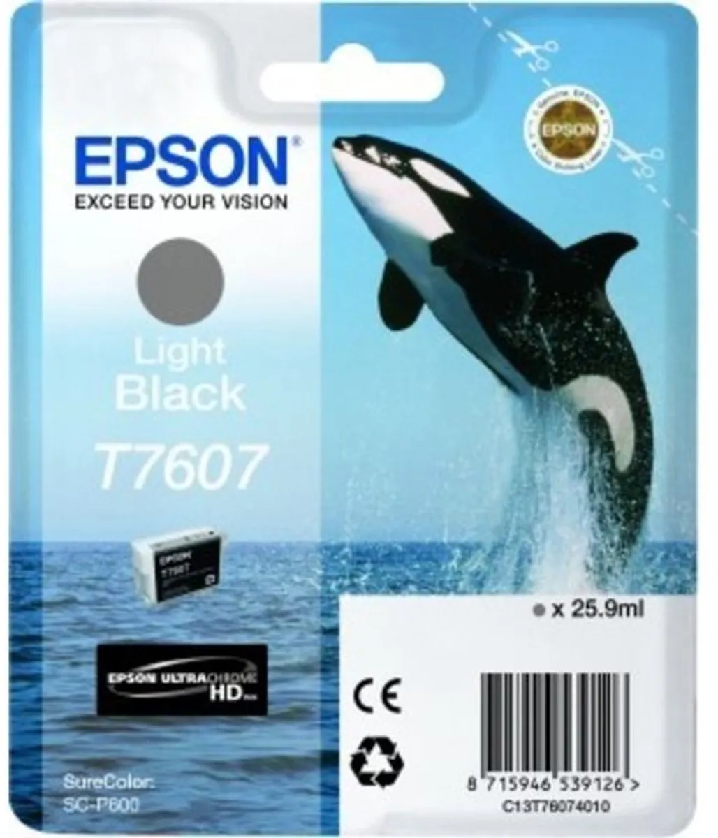 Epson T7607XL Licht Zwart Inktcartridge - 10.000 pagina's