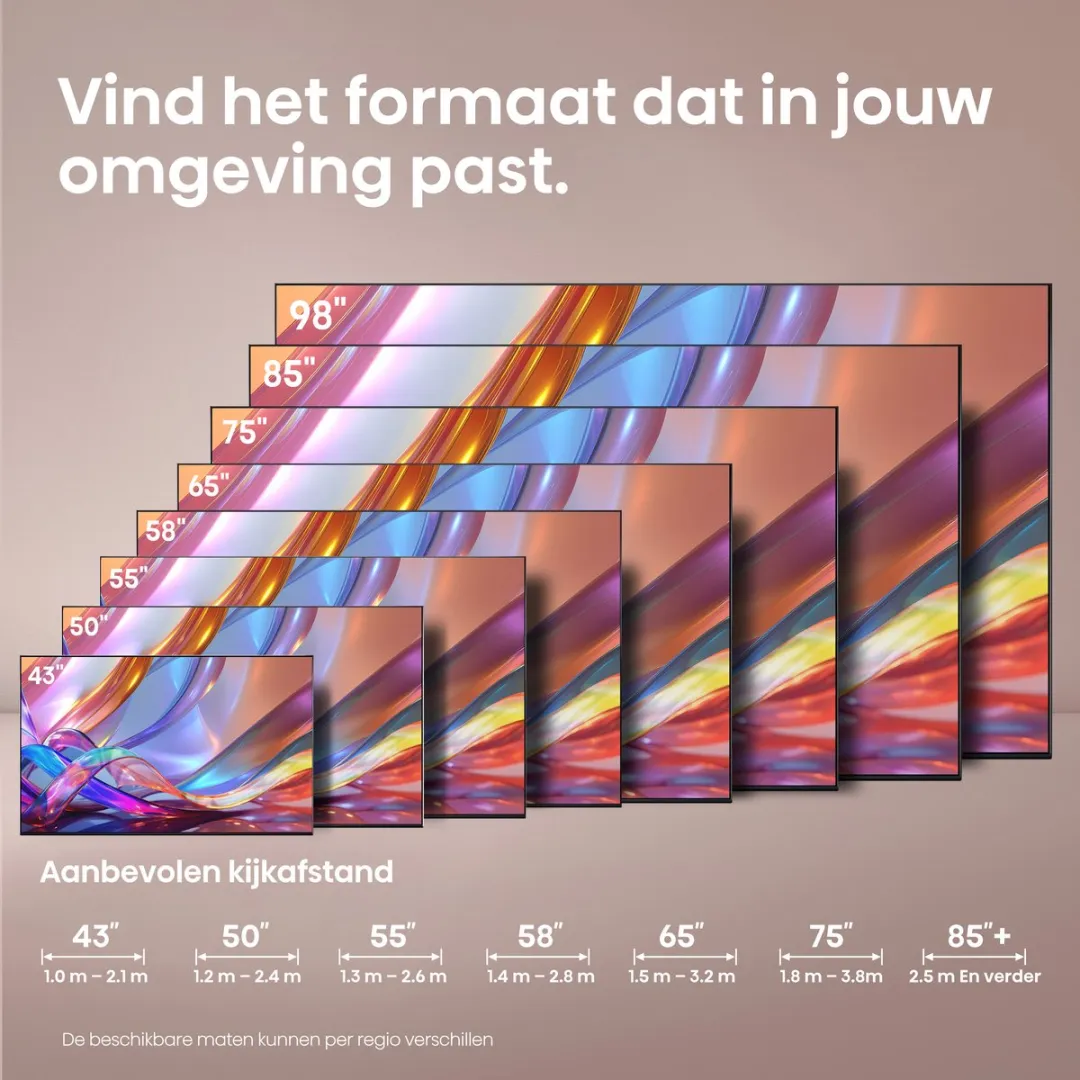 Hisense 85E7S 85 inch SmartTV - 4K Hi-QLED - Zwart