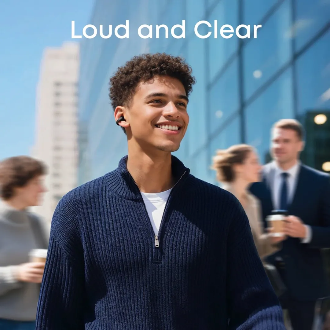 Soundcore C50i Open-Ear Oordopjes - 28U Speeltijd - Zwart