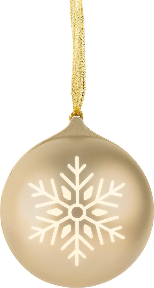 Bigben EPOK XMASBALLGOLD Lichtgevende Kerstbal - Bluetooth Speaker - Goud