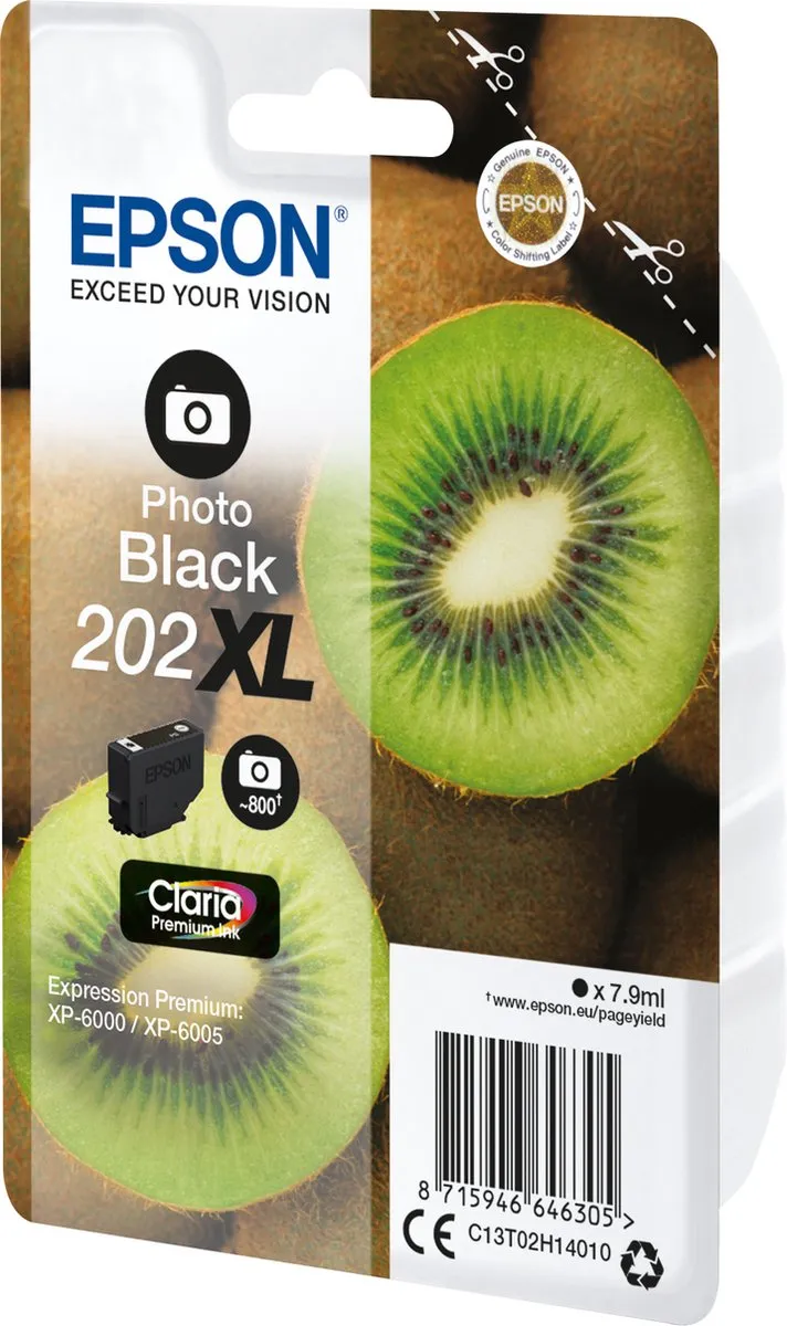 Epson Claria Premium Photo Black 202XL - 7.9ml
