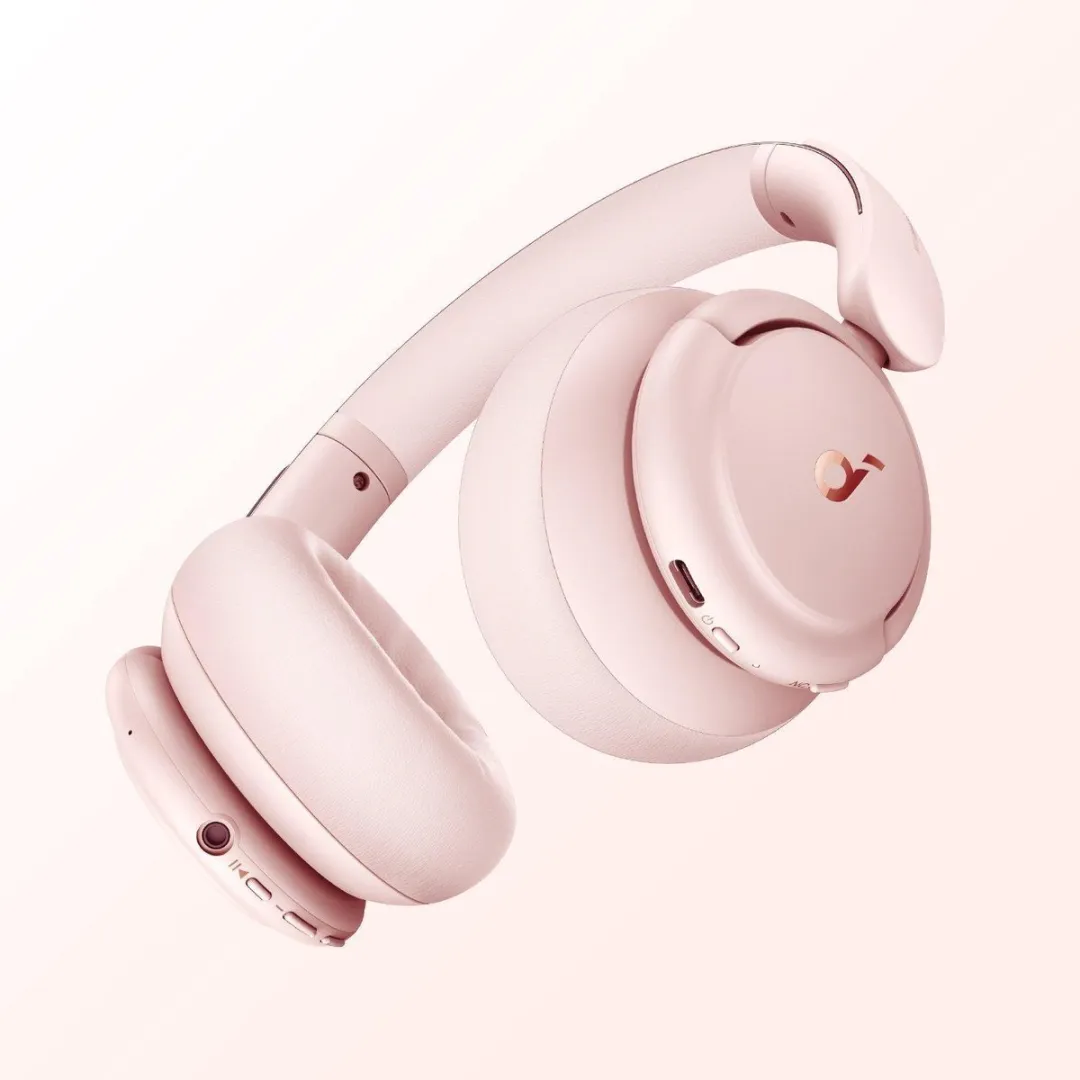 Soundcore Life Q30 Draadloze Over-Ear Koptelefoon - Roze