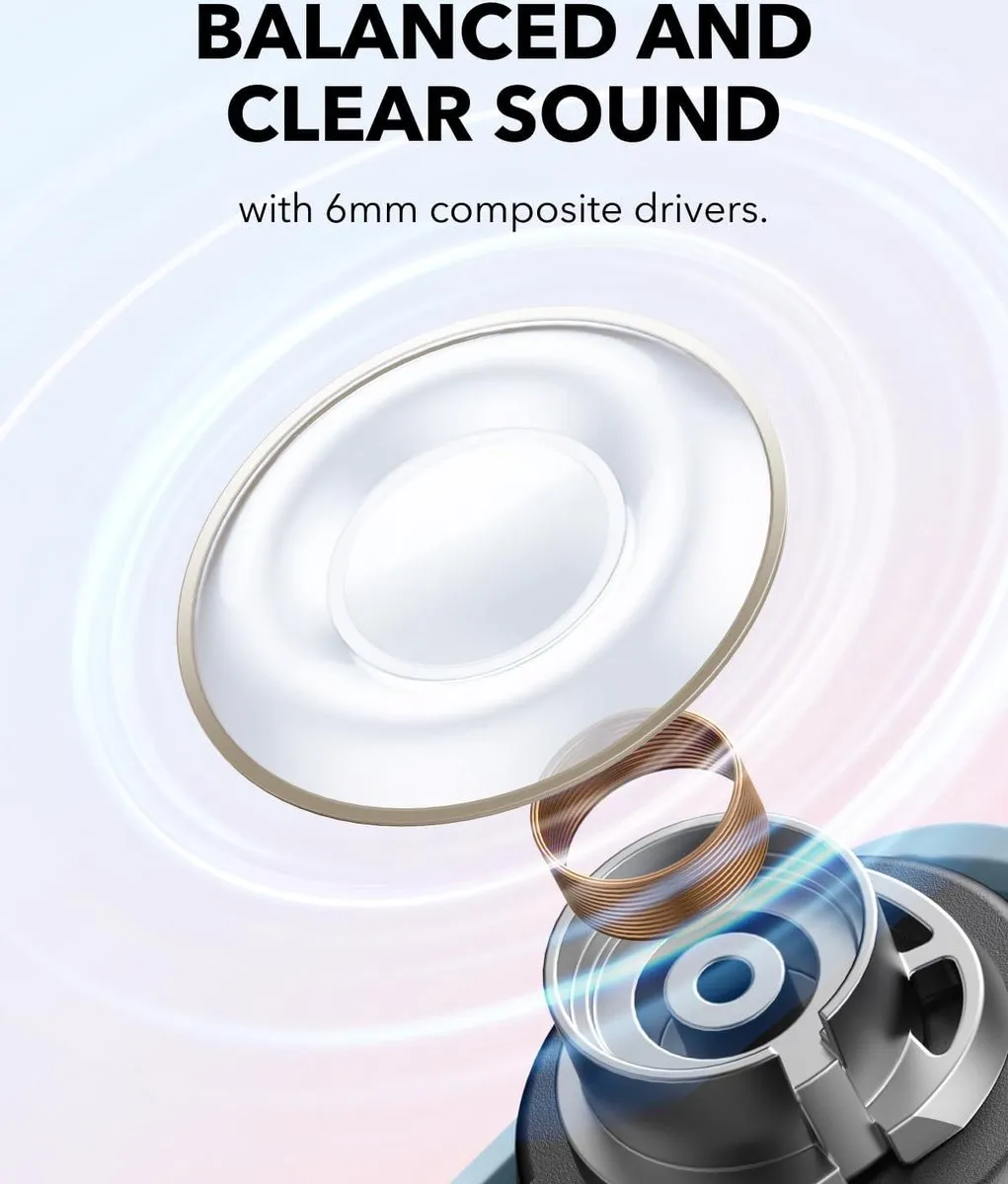 Soundcore A30i Noise Cancelling Oordopjes - Zwart