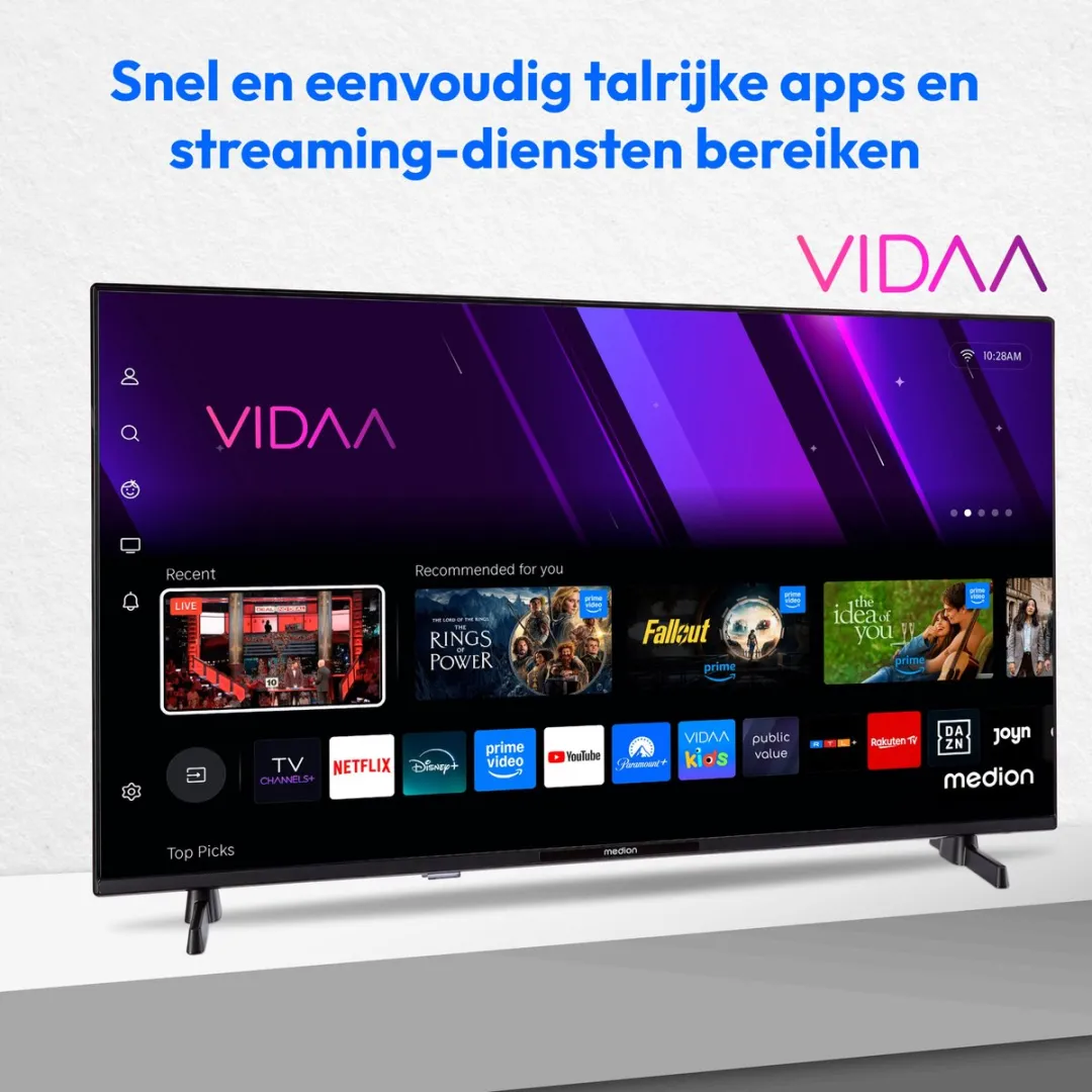 Medion MD 840101 Full HD Smart TV 100cm - 2x HDMI - Zwart
