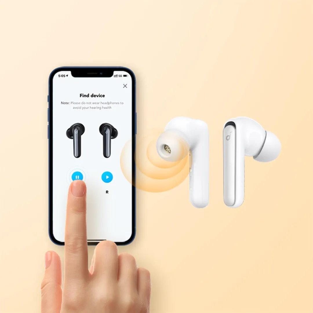 Soundcore Life Note 3 A3933G21 Oordopjes - Witte ANK - IPX5