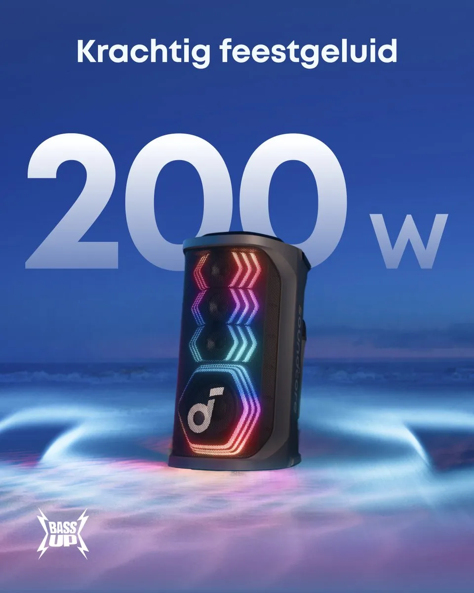 Soundcore Rave 3S A31A3012 Feestluidspreker - 200W - Zwart