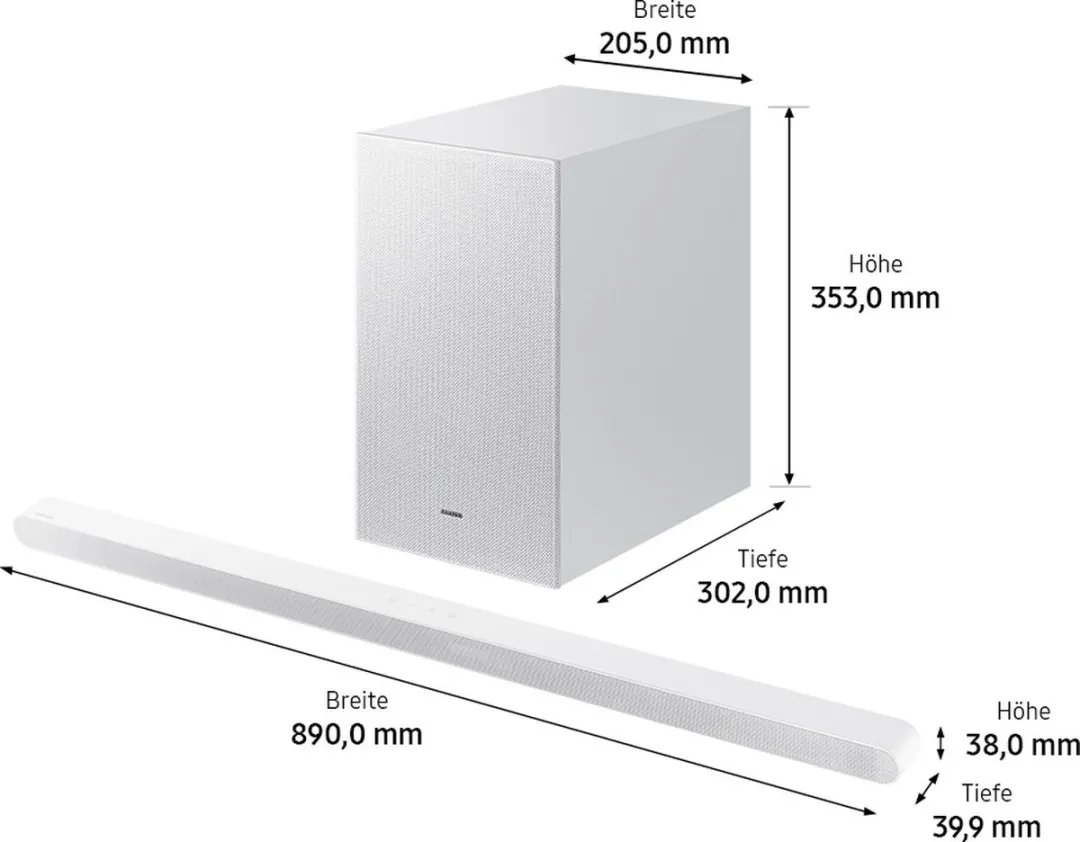 Samsung HW-S711GD/ZG Soundbar 3.1 - 250W - Wit