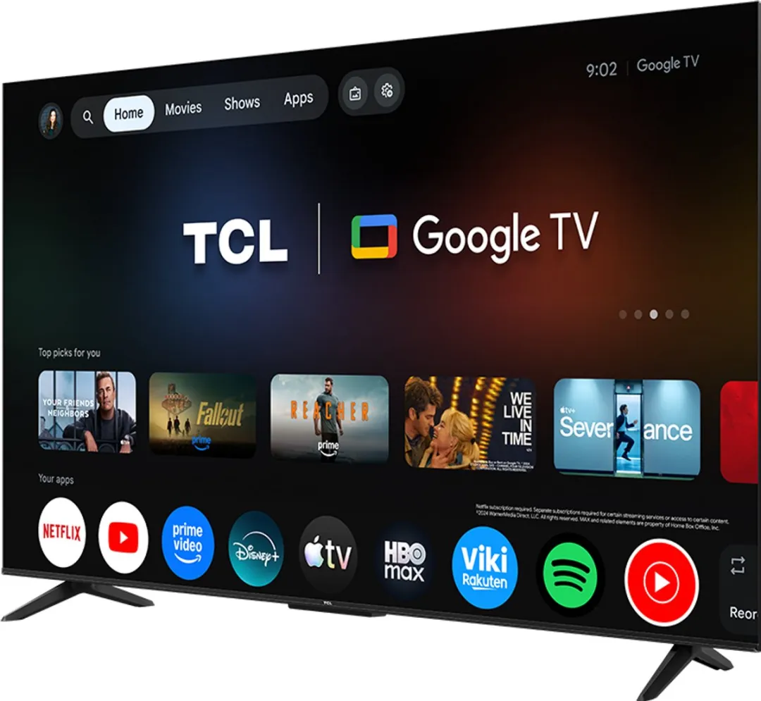 TCL 55P6L 55 inch 4K QLED Smart TV - Zwart