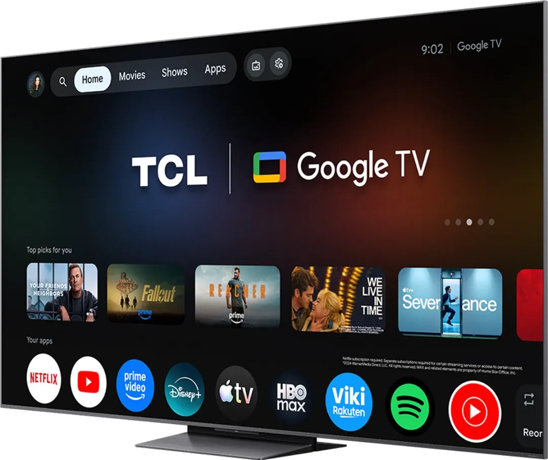 TCL 65C89L 65 inch 4K SQD-MiniLED Smart TV - Zwart