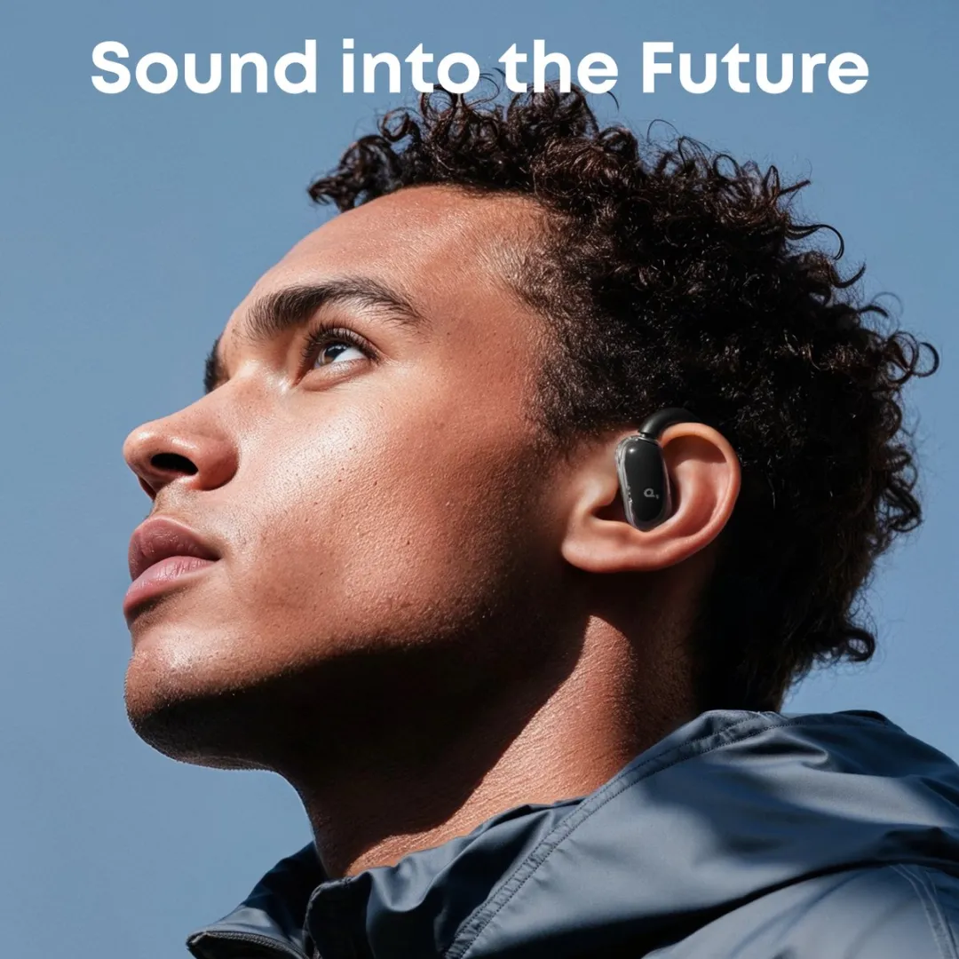 Soundcore V40i A3878G21 Open-Oor Hoofdtelefoon - Wit - afbeelding 6 van 6