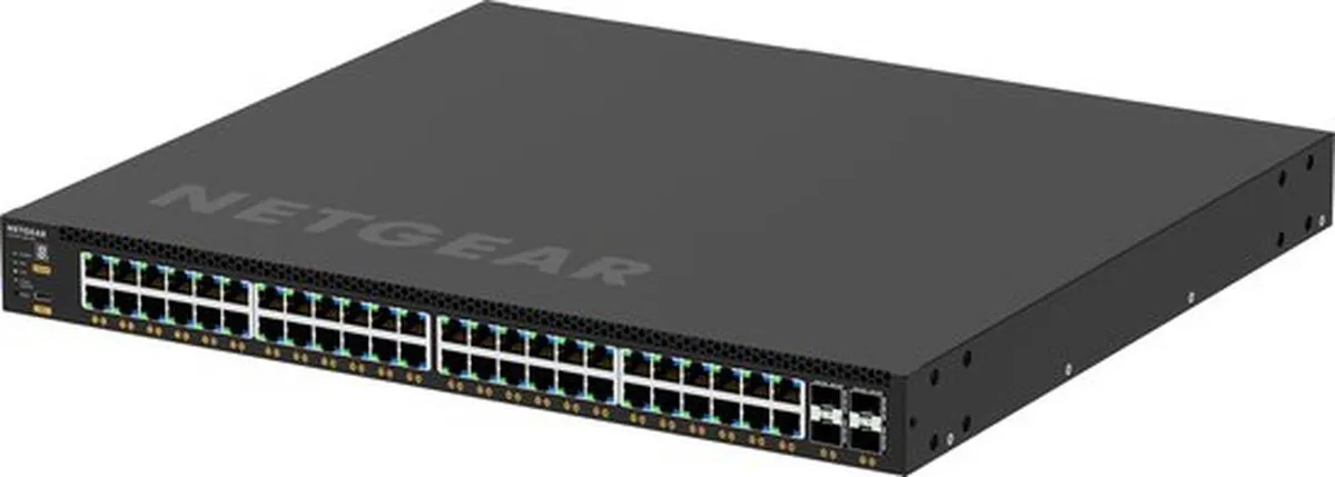 Netgear M4350-48G4XF Managed Switch - 48x PoE 1Gbps - 4x SFP - 176Gbps