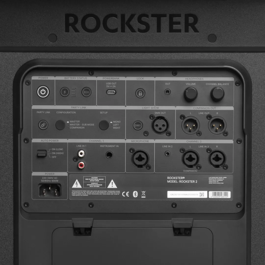 Teufel ROCKSTER 2 Bluetooth-luidspreker 440W - 14.96" Woofer - Zwart