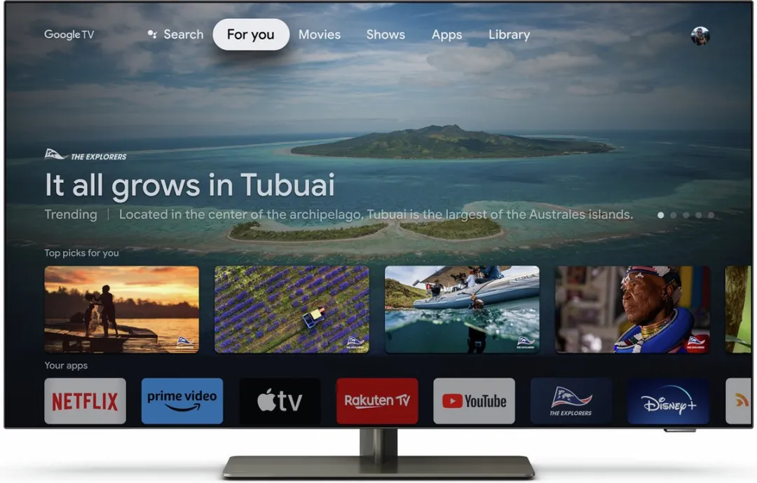 Philips 48OLED808 4K OLED TV - 48 inch - Grijs