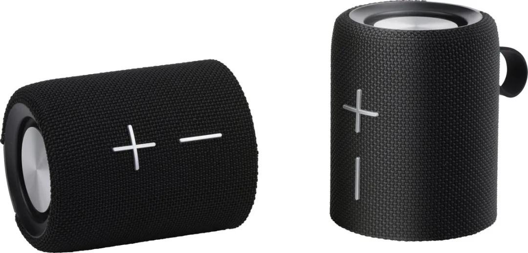 Dunlop Magnetische Bluetooth Speaker 10W - 2-delig - Zwart