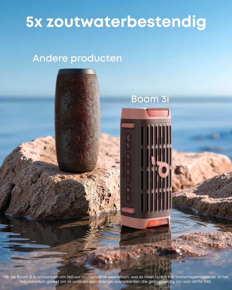 Soundcore Boom 3i D5100030 Outdoorluidspreker - 50W Blauw - afbeelding 6 van 6