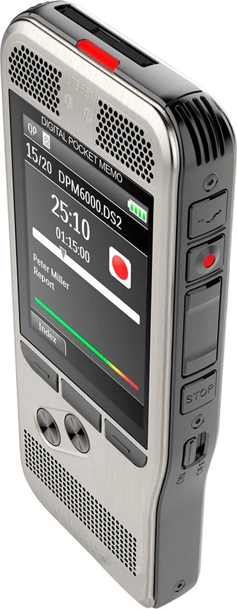 Philips DPM6700 DPM6000 Dicteerapparaat - Zilver