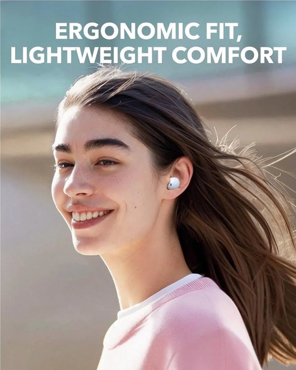 Soundcore A30i Noise Cancelling Oordopjes - Lichtblauw