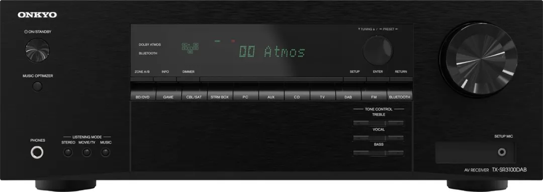 Onkyo TX-SR3100 AV-ontvanger - 5x80W 8K HDMI 2.1