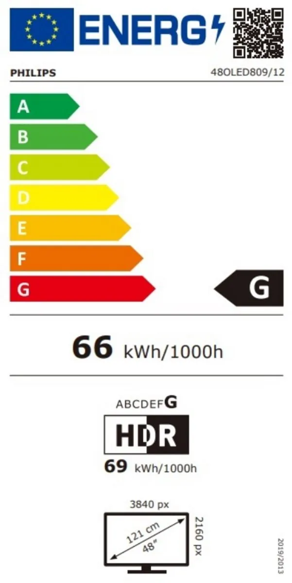 Philips 48OLED809/12 4K OLED TV - 48 inch - Zwart