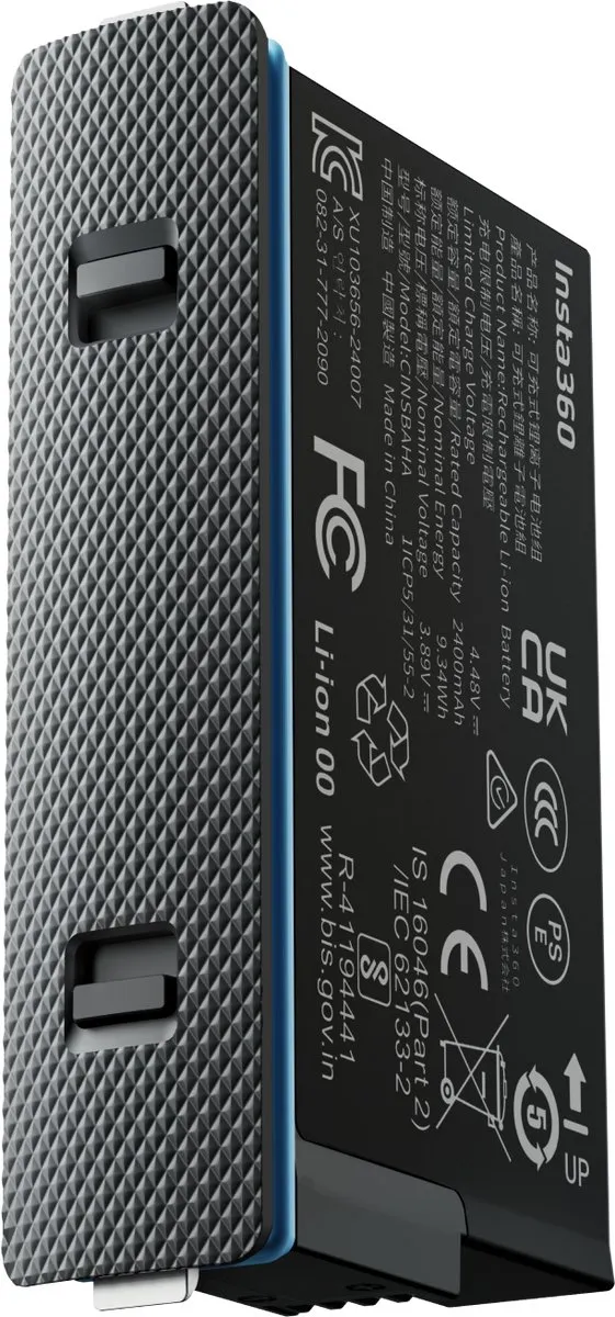 Insta360 X5 Dual Battery Bundel - 2x 2400mAh