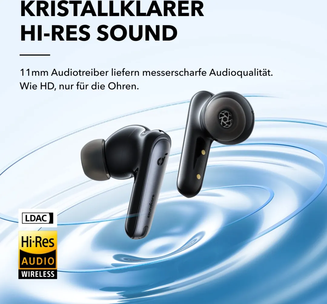 Soundcore Liberty 4 NC A3947G11 Oordopjes - 50u - Zwart - afbeelding 6 van 6
