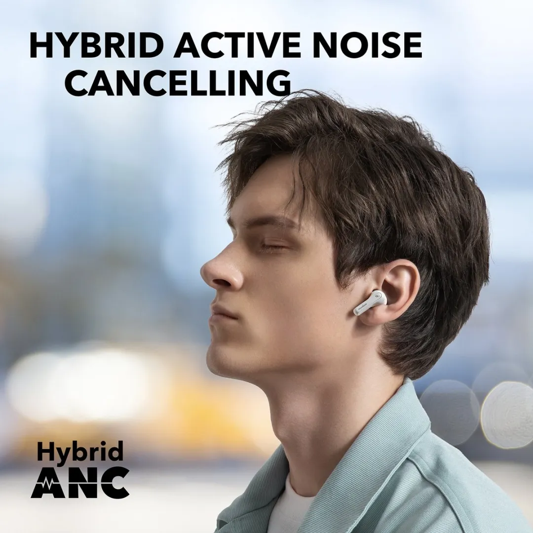 Soundcore Note 3i Noise Cancelling Oordopjes - 36H - Wit - afbeelding 6 van 6