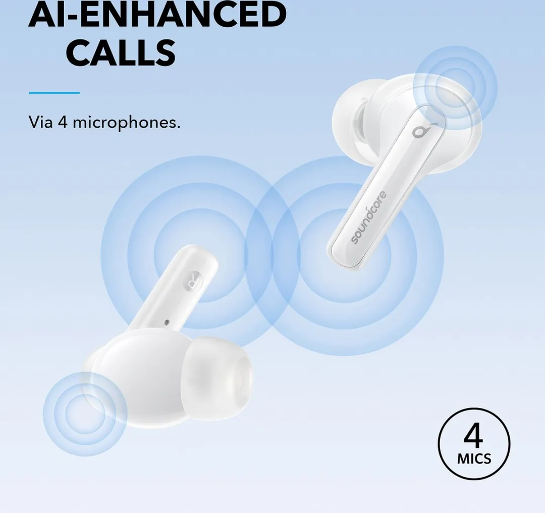 Soundcore Note 3i Noise Cancelling Oordopjes - 36H - Wit - afbeelding 3 van 6