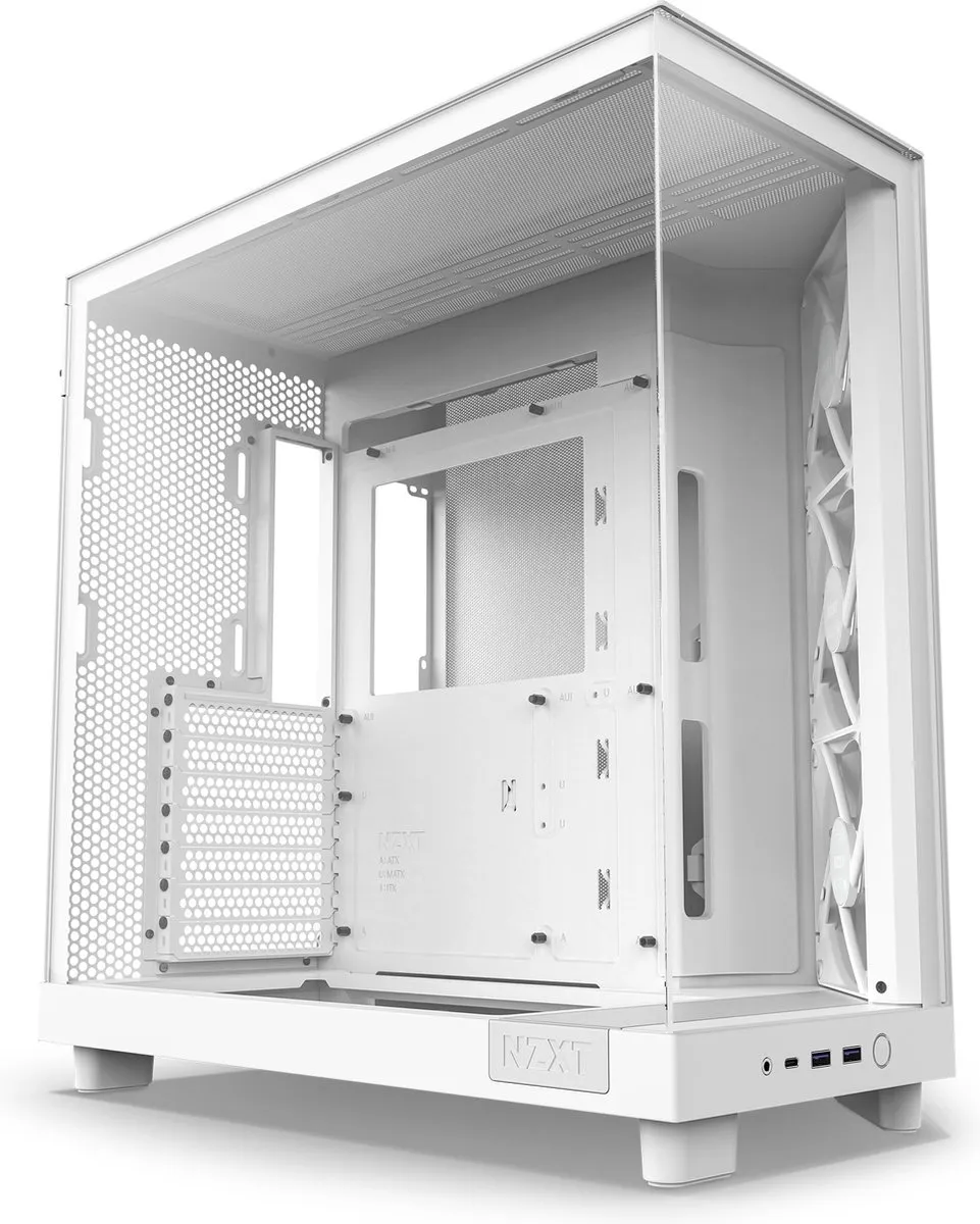 NZXT H6 Flow RGB Gehuis - Wit