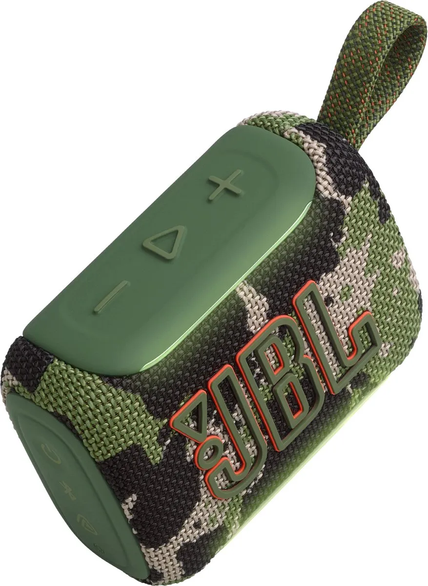 JBL Go 5 JBLGO5SQUAD Draadloze Speaker - 4.8W - 10 uur - IP68 - Squad Groen