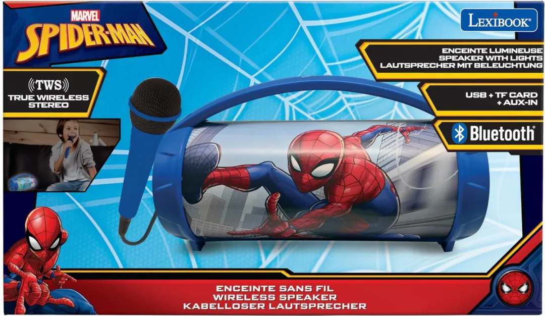 Spider-Man Draagbare Bluetooth Speaker - Multi Colour