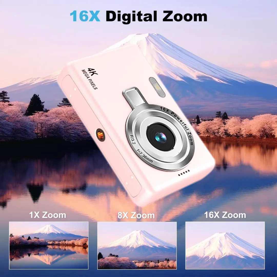 ECTEATOY 4K Ultra HD CCD Mini Camera - Paars - 32GB