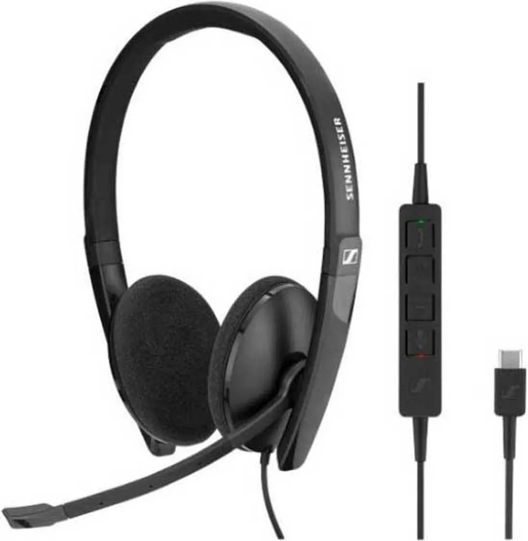 Sennheiser ADAPT 160 USB-C Headset - Zwart - afbeelding 6 van 6