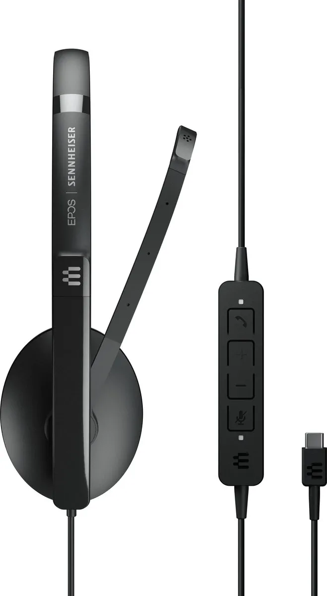 Sennheiser ADAPT 160 USB-C Headset - Zwart - afbeelding 5 van 6