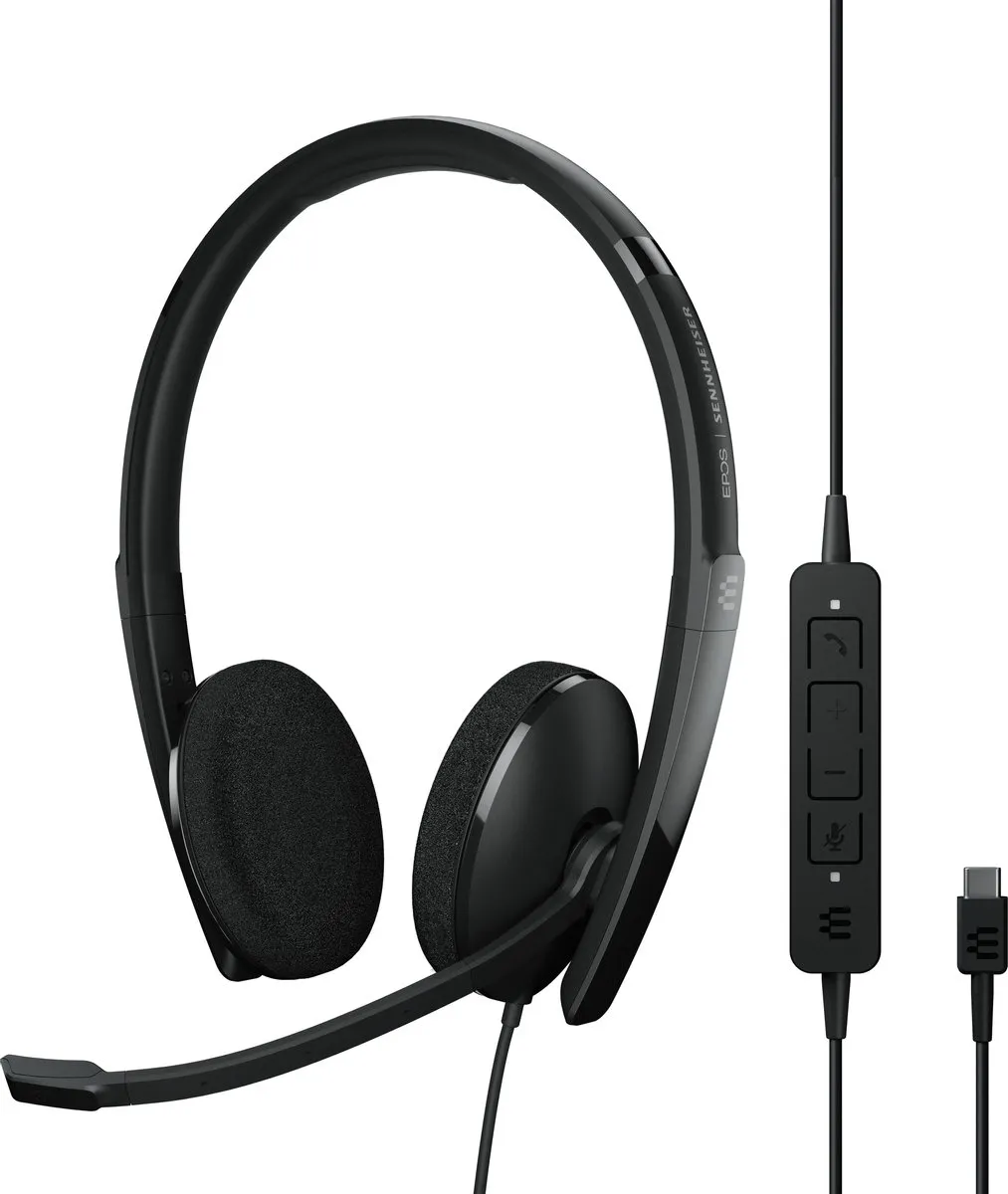 Sennheiser ADAPT 160 USB-C Headset - Zwart - afbeelding 4 van 6