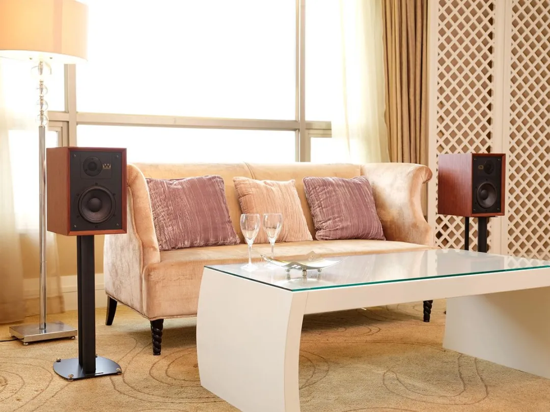 Wharfedale Denton 85th Anniversary Boekenplankluidspreker - 2-weg - Mahogany Red