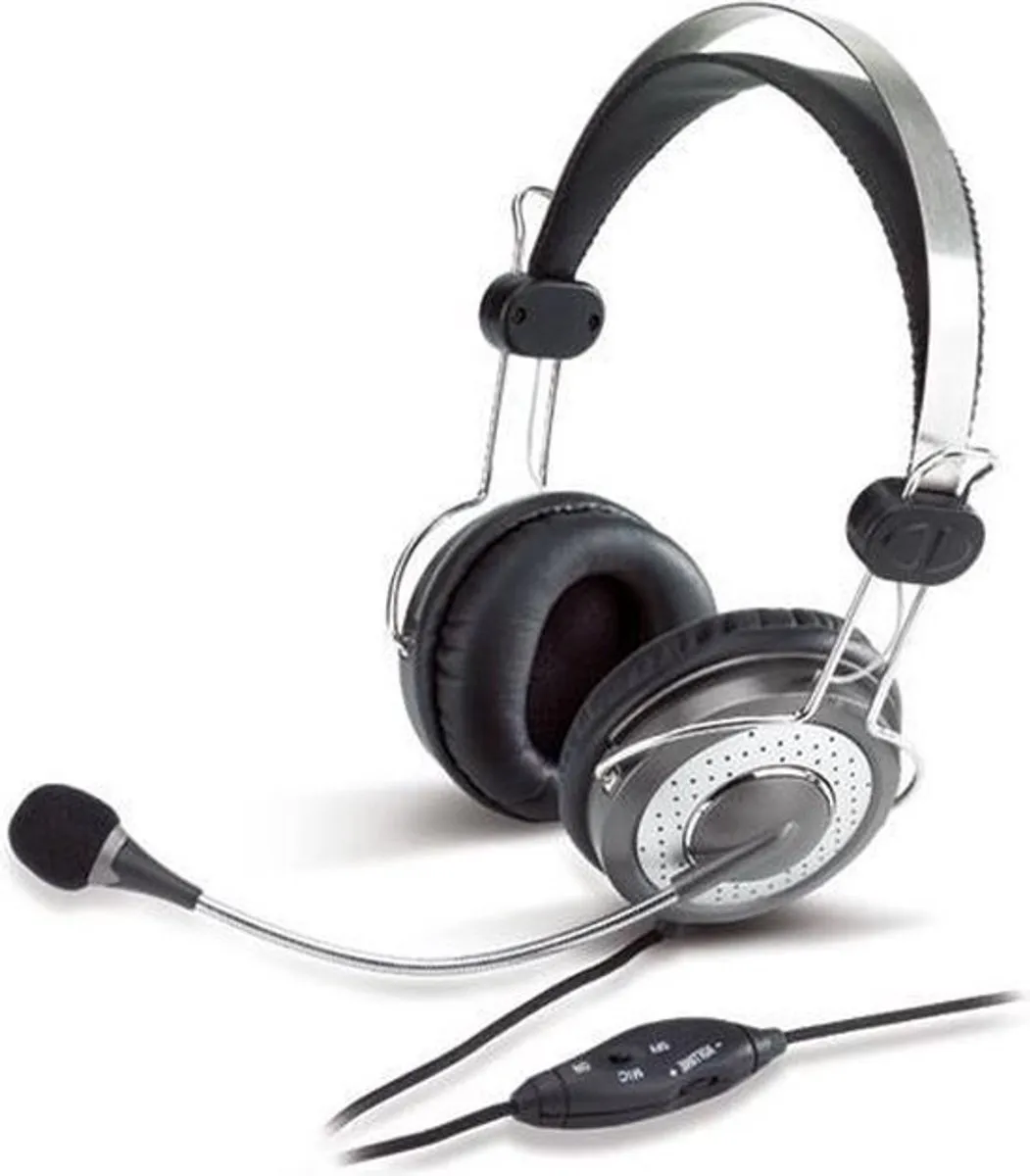 Goobay Genius HS-04SU Stereo Hoofdtelefoon - Zilver
