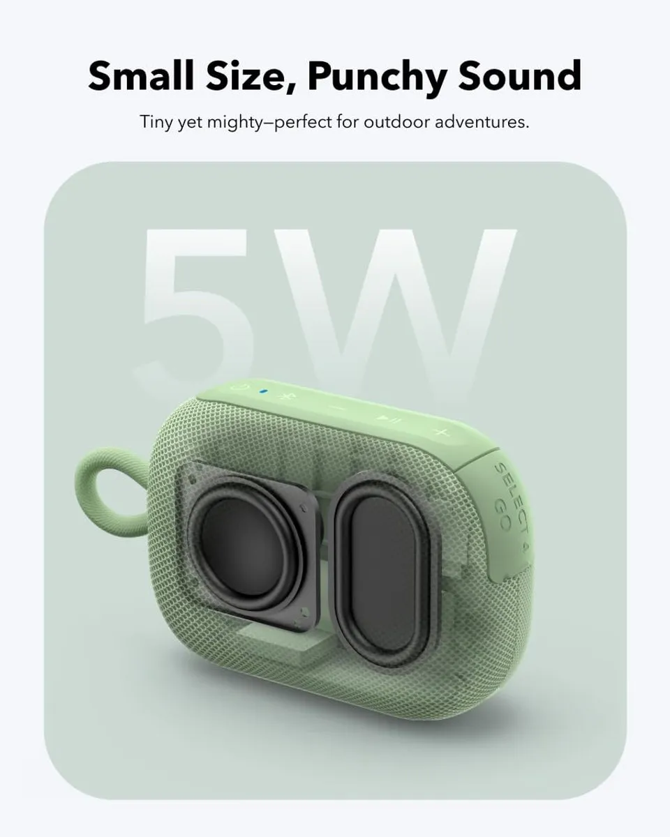 Soundcore Select 4 Go Feestluidspreker - 5W - Groen