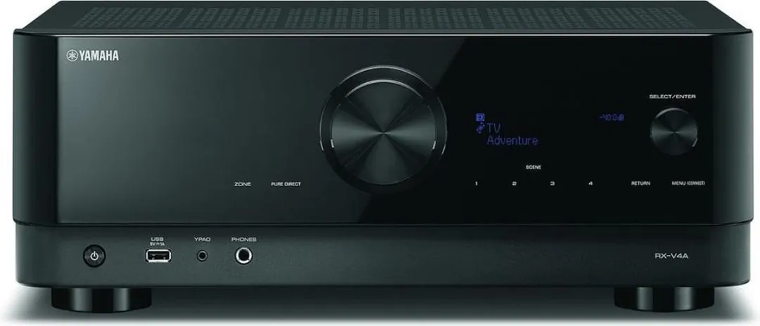 Yamaha RX-V4A AV-receiver - 115W - Zwart