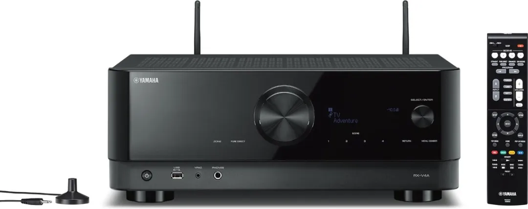 Yamaha RX-V4A AV-receiver - 115W - Zwart