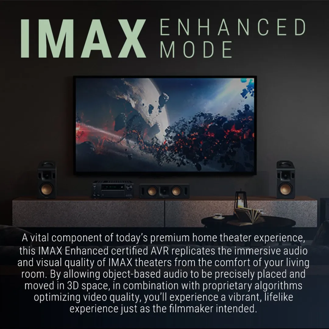 Onkyo TX-NR7100 AV-receiver 9.2 - 8K HDMI 2.1 - Zwart